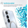Speck Presidio Perfect-Clear Magnet - Case for Samsung Galaxy S25 / S24 MagSafe (Clear / Chrome Finish / Serene Silver) - (150873-3199)