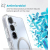 Speck Presidio Perfect-Clear Magnet - Case for Samsung Galaxy S25+ / S24+ MagSafe (Clear / Chrome Finish / Serene Silver) - (150885-3199)