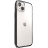 Speck Presidio Perfect-Clear with Impact Geometry - Case for iPhone 15 Plus / 14 Plus with MICROBAN coating (Clear / Black) - (150124-5905)