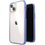 Speck Presidio Perfect-Clear with Impact Geometry - Case for iPhone 15 Plus/ 14 Plus with MICROBAN coating (Clear / Grounded Purple) - (150124-9862)