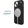 Speck Presidio2 Grip + MagSafe - Case for iPhone 14 Plus with MICROBAN coating (Black / Black / White) - (150117-D143)