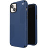 Speck Presidio2 Grip + MagSafe - Case for iPhone 14 Plus with MICROBAN coating (Coastal Blue / Black / White) - (150117-9974)