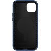 Speck Presidio2 Grip + MagSafe - Case for iPhone 14 Plus with MICROBAN coating (Coastal Blue / Black / White) - (150117-9974)