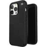 Speck Presidio2 Grip - Case for iPhone 14 Pro with MICROBAN coating (Black / Black / White) - (150145-D143)