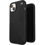 Speck Presidio2 Grip - Case for iPhone 15 Plus / 14 Plus with MICROBAN coating (Black / Black / White) - (150116-D143)