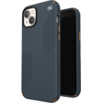 Speck Presidio2 Grip - Case for iPhone 15 Plus / 14 Plus with MICROBAN coating (Charcoal / Cool Bronze / Slate) - (150116-3068)