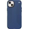 Speck Presidio2 Grip - Case for iPhone 15 Plus / 14 Plus with MICROBAN coating (Coastal Blue / Black / White) - (150116-9974)