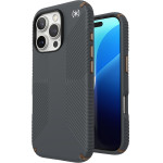 Speck Presidio2 Grip - Case for iPhone 16 Pro (Charcoal Grey / Cool Bronze / White) - (150778-3212)