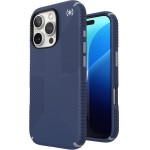 Speck Presidio2 Grip - Case for iPhone 16 Pro (Coastal Blue / Dust Grey / White) - (150778-3206)