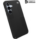 Speck Presidio2 Grip - Case for Samsung Galaxy S25 / S24 (Black/Slate Grey/White) - (150874-3205)