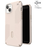 Speck Presidio2 Grip ClickLock & Magsafe - Case for iPhone 15 Plus / iPhone 14 Plus (Bleached Bone / Heirloom Gold / Hazel Brown) - (150455-3214)
