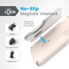 Speck Presidio2 Grip ClickLock & Magsafe - Case for iPhone 15 Plus / iPhone 14 Plus (Bleached Bone / Heirloom Gold / Hazel Brown) - (150455-3214)
