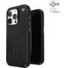 Speck Presidio2 Grip ClickLock & Magsafe - Case for iPhone 15 Pro (Black / Slate Grey / White) - (150447-3205)