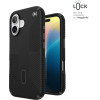 Speck Presidio2 Grip ClickLock & MagSafe - Case for iPhone 16 (Black / Slate Grey / White) - (150689-3205)