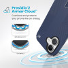 Speck Presidio2 Grip ClickLock & MagSafe - Case for iPhone 16 (Coastal Blue / Dust Grey / White) - (150689-3206)