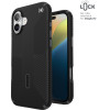Speck Presidio2 Grip ClickLock & MagSafe - Case for iPhone 16 Plus (Black / Slate Grey / White) - (150713-3205)