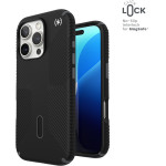 Speck Presidio2 Grip ClickLock & MagSafe - Case for iPhone 16 Pro (Black / Slate Grey / White) - (150701-3205)