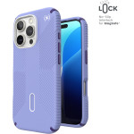 Speck Presidio2 Grip ClickLock & MagSafe - Case for iPhone 16 Pro (Future Lavender / Cassis Purple / White) - (150701-3251)