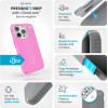 Speck Presidio2 Grip ClickLock & MagSafe - Case for iPhone 16 Pro (True Pink / Shocking Pink / White) - (150701-3249)