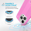 Speck Presidio2 Grip ClickLock & MagSafe - Case for iPhone 16 Pro (True Pink / Shocking Pink / White) - (150701-3249)