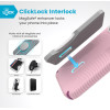 Speck Presidio2 Grip ClickLock & MagSafe - Case for iPhone 16 Pro (Wednesday Pink / Boysenberry Purple / White) - (150701-3250)