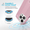 Speck Presidio2 Grip ClickLock & MagSafe - Case for iPhone 16 Pro (Wednesday Pink / Boysenberry Purple / White) - (150701-3250)