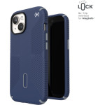 Speck Presidio2 Grip ClickLock & Magsafe - Case for iPhone 16e / iPhone 15 / iPhone 14 / iPhone 13 (Coastal Blue / Dust Grey / White) - (150439-3206)