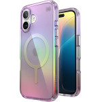 Speck Presidio2 Lux MagSafe - Case for iPhone 16 (Amazing Purple / Clear) - (150759-3237)