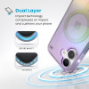 Speck Presidio2 Lux MagSafe - Case for iPhone 16 (Amazing Purple / Clear) - (150759-3237)