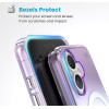 Speck Presidio2 Lux MagSafe - Case for iPhone 16 (Amazing Purple / Clear) - (150759-3237)