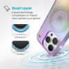 Speck Presidio2 Lux MagSafe - Case for iPhone 16 Pro (Amazing Purple / Clear) - (150765-3237)