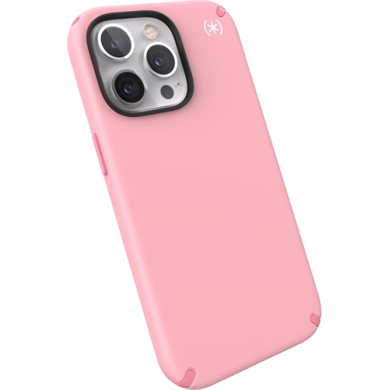 Speck Presidio2 Pro - Case for iPhone 13 Pro with MICROBAN coating (Rosy Pink/Vintage Rose) - (141713-9350)
