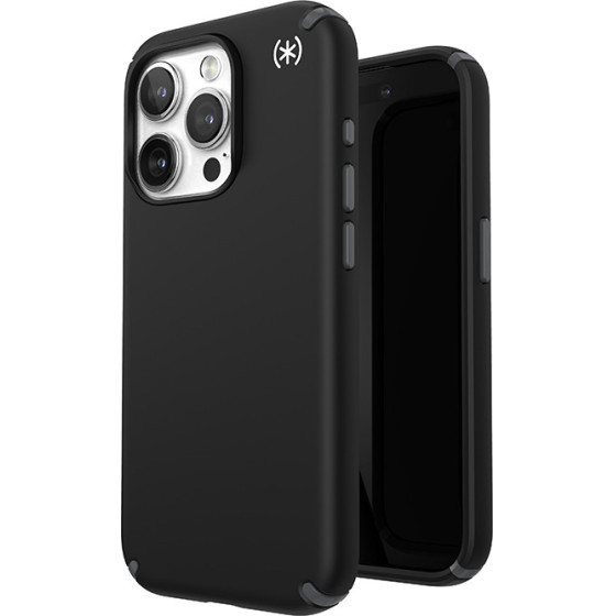 Speck Presidio2 Pro - Case for iPhone 15 Pro (Black / Slate Grey / White) - (150476-3205)