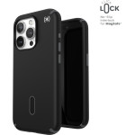 Speck Presidio2 Pro ClickLock & MagSafe - Case for iPhone 15 Pro (Black/Slate Grey/White) - (150446-3205)