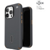 Speck Presidio2 Pro ClickLock & MagSafe - Case for iPhone 15 Pro (Charcoal Grey/Cool Bronze) - (150446-3212)