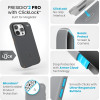 Speck Presidio2 Pro ClickLock & MagSafe - Case for iPhone 15 Pro (Charcoal Grey/Cool Bronze) - (150446-3212)