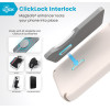 Speck Presidio2 Pro ClickLock & MagSafe - Case for iPhone 16 Plus (Bleached Bone / Heirloom Gold / Hazel Brown) - (150712-3214)