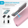 Speck Presidio2 Pro ClickLock & MagSafe - Case for iPhone 16 Plus (Wednesday Pink / Boysenberry Purple / White) - (150712-3250)