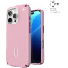 Speck Presidio2 Pro ClickLock & MagSafe - Case for iPhone 16 Pro (Wednesday Pink / Boysenberry Purple / White) - (150700-3250)