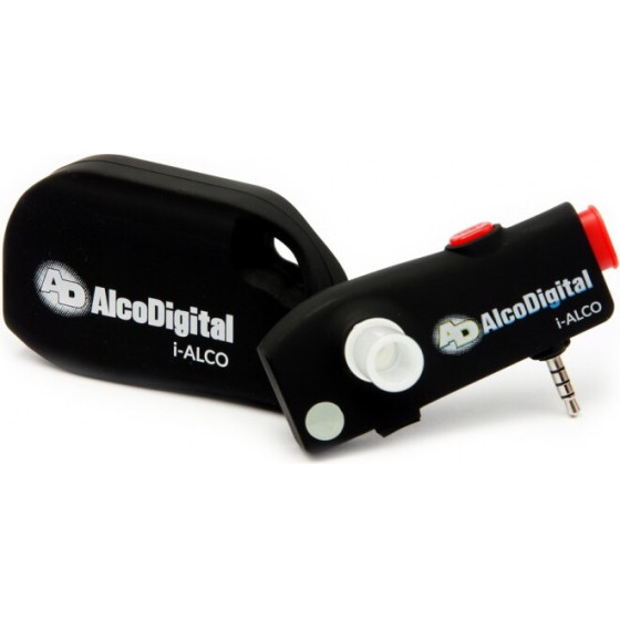 AlcoDigital - Electrochemical Breathalyser For Smartphone (Android / iOS) - (I-ALCO)