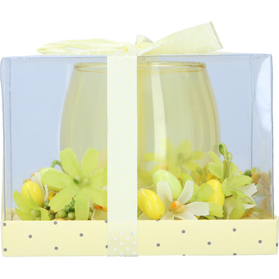 Articasa Arti Casa - Candle In Glass Easter 11 Cm (Yellow) - (8711252174761)