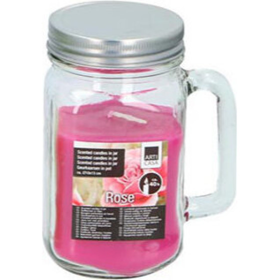 Articasa Arti Casa - Scented Candle In a Jar (Rose) - (E8711252138749_PINK)