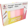 Artico - Set Of Acrylic Pastel Paints 80 Ml 4 Colours (Set 1) - (E8711252238395_01)