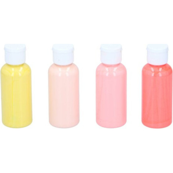 Artico - Set Of Acrylic Pastel Paints 80 Ml 4 Colours (Set 1) - (E8711252238395_01)