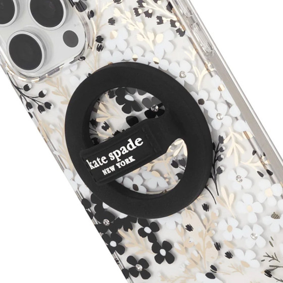 Kate Spade New York Magnetic Loop Grip - Magsafe Finger Holder (Black) - (KS053398)