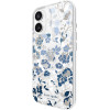 Kate Spade New York Protective Gems Magsafe - Case For Iphone 16 (Flowerbed Blue) - (KS054338)