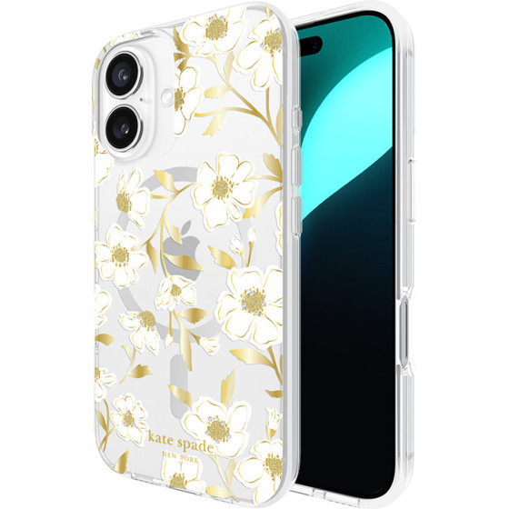 Kate Spade New York Protective Gems Magsafe - Case For Iphone 16 (Sunshine Floral) - (KS054342)