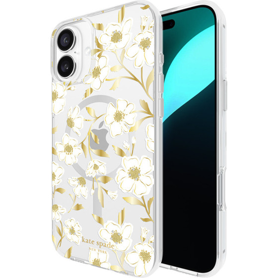 Kate Spade New York Protective Gems Magsafe - Case For Iphone 16 Plus (Sunshine Floral) - (KS054384)
