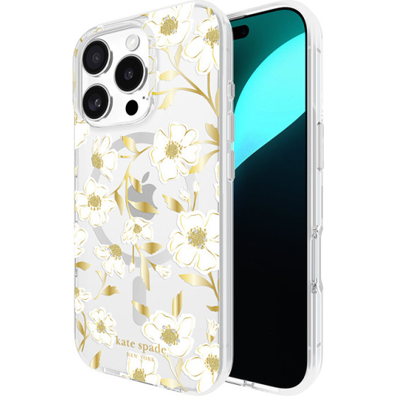 Kate Spade New York Protective Gems Magsafe - Case For Iphone 16 Pro (Sunshine Floral) - (KS054426)