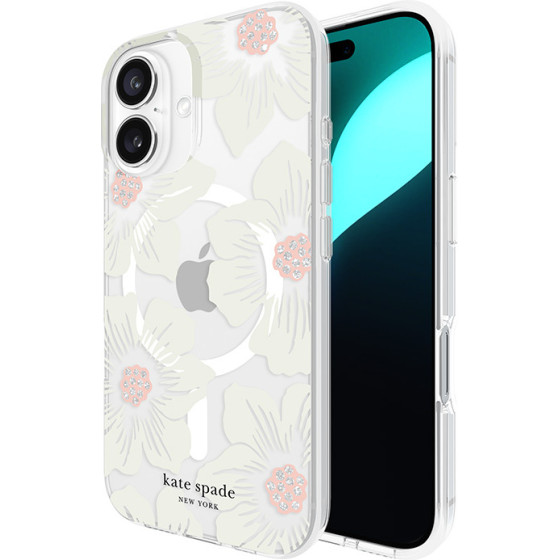Kate Spade New York Protective Magsafe - Case For Iphone 16 (Hollyhock Floral) - (KS054344)